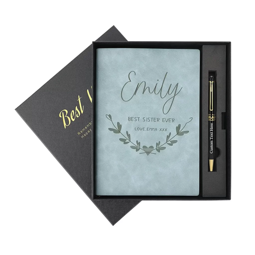 Custom Engraved Pen & Journal Set